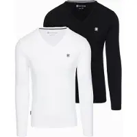 OMBRE Shirt zwart / wit