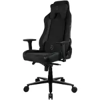 AROZZI Vernazza Vento Gamingstoel - Stof - Kunstleer - Puur Zwart