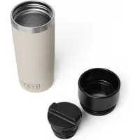 Yeti Rambler 16 oz / 473 ml Travel Bottle (Cape Taupe) – RVS Thermosfles met Vacuumisolatie & Lekvrije Commuter Dop – Herbruikbare Drinkfles voor Koffie, Thee & Onderweg