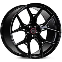 Vossen HF-5 20x11 / 5x120 / ET40 / Deep Face / 72.56 - Gloss Black Wheel