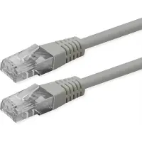 Roline Cat.6 (Class E) Patch Cable, UTP, PoE, grijs, 20 m