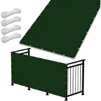 VHV - Schaduwdoek - rechthoekig model - waterdicht - 98% UV-bescherming - Oxford-stof - 140 x 250 cm - voor tuin, terras, balkon, patio, kas