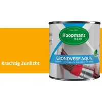 Koopmans Verf Koopmans Grondverf Aqua – Watergedragen Biobased Grondverf voor Hout & Metaal – Binnen en Buiten – Krachtig Zonlicht – 2,5 l