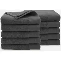 Walra Handdoek - Soft Cotton - Set van 10 - Hotel Kwaliteit - 100% katoen - 550 g/m² - 60x110 cm - Antraciet