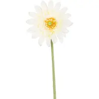 Easyplants | Kunstbloem Gerbera 53 cm wit | Zijde | Nepbloemen | wit | Onderhoudsvrij | Kant-en-klaar