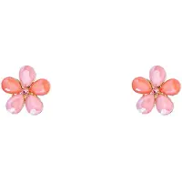 Go Dutch Label Oorknoppen Flower Stud Pink