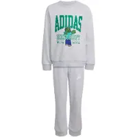 Adidas Trainingspak 'x Minecraft' kobaltblauw / aqua / grijs gemêleerd / groen