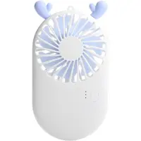 VHV - Handventilator - USB oplaadbare mini ventilator - USB oplaadbaar - voor bureau, reis, tas, camping