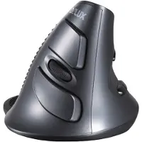 Delux M618 GX Draadloze Ergonomische muis - 2.4ghz - Met polssteun - Zwart