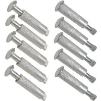OEM Ankerboutset voor dakbedekking. Spijkeranker 16 x 65 mm voor dakbedekking. Uittrekbare klep voor zwembad. Roestvrijstalen uittrekbare klep, 10 stuks.