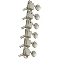 Grover 133N6 Deluxe Guitar Machine Heads,6-in-Line,Nickel Gitaar stemmechanieken