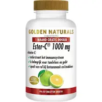 Golden naturals Ester-C 1000 mg 120veganistische tabletten