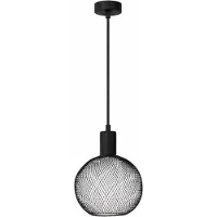 Segula Zwarte hanglamp Alix Wave 2m enkel
