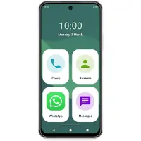SPC ZEUS 2 ELITE – Smartphone voor senioren, 6,7 inch, 128GB | Drievoudige camera 50MP, NFC, snelladen, eenvoudige modus en afstandsbediening – zilver