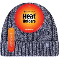Heat Holder Dames Kabel Rol Warm Thermisch Beanie Hoed