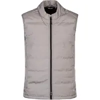 Heat Holder Heren Geïsoleerd Fleece Gevoerd Gilet voor de Winter | | Midweight Volledige Rits Bodywarmer - Grijs