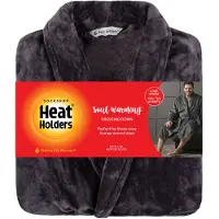 Heat Holder - Zachte Warme Heren Badjas - Antiek Zilver