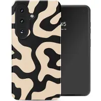 Selencia Vivid Backcover voor de Samsung Galaxy S26 - Art Wave Black