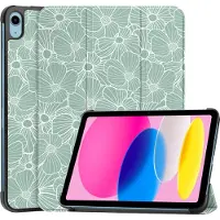 IMoshion Design Trifold Bookcase voor de Apple iPad 11 (2025) 11 inch A16 / iPad 10 (2022) 10.9 inch - Botanica