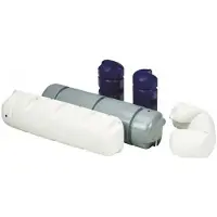 PLASTIMO Bumper 3/4 Standard 100 Wit,Blauw 250 x 250 x 900 mm