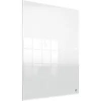 Nobo Draagbaar, Droog Uitwisbaar Mini Whiteboard voor Bureau of aan de Muur - 600 x 450 Millimeter - Inclusief Whiteboard Marker En Montage Pads - Transparant Acryl