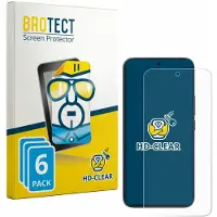 BROTECT - Screenprotector voor Xiaomi 17T Pro - Folie Beschermfolie transparant 6 Stuks