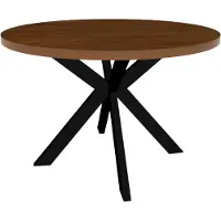 Lizzely Garden & Living Eettafel rond melamine 120cm Sanne bruin ronde tafel