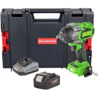 Procraft PWA36bb accu-slagmoersleutel 20 V 850 Nm 1/2" borstelloos + 1x accu 4,0 Ah + oplader + RHINO-gereedschapskoffer