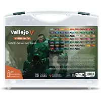 Vallejo Hobbyverf Acrylverf - 72184 Xpress Color - Kunstenaars Selectie - Koffer -Acryl Set - 60x Verf set - 60x 18 ml
