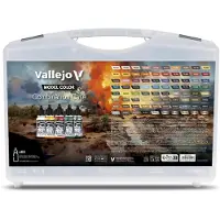 Wittmax Hobbyverf Acrylverf - 70254 Model Color - Combinatie Koffer - Basis, Schaduw en Lichte Kleuren - Acryl Set - 80x Verf set - 8x 18 ml