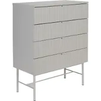 Housecraft living Ladekast Orhan | mdf grijs 40x100x79 cm ladekasten | NADUVI