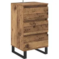 vidaXL Dressoir Oud hout Bewerkt hout
