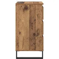 vidaXL Dressoir Oud hout Bewerkt hout