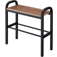 Yamazaki Schoenenrek met Houten Plank - Tower - Zwart