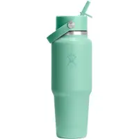 Hydroflask - Wide Flex Straw Travel Bottle - Drinkfles 946 ml, groen