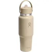 Hydroflask Wide Mouth Flex Straw Cap Oat reisfles, 946 ml