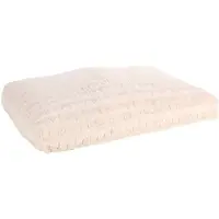 Flamingo kussen Verona rechthoekig beige - 100 x 70 x 12 cm
