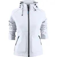 Printer Karting Softshell Jas Dames Wit maat XXL dames
