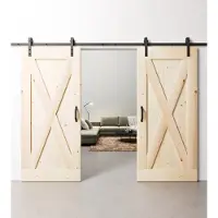 Barnwoodweb Dubbele Loftdeuren Onbehandeld Steigerhout