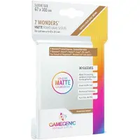 GameGenic Sleeves Matte 7 Wonders 67x103mm (80 stuks)