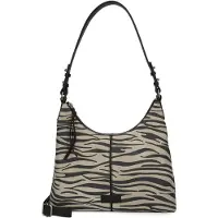 Burkely Schoudertas beige / zwart