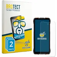 BROTECT - Screenprotector voor Blackview Rock 3 - Folie Beschermfolie transparant 2 Stuks