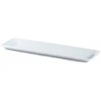 PlasticForte Plantenbak water onder opvangschaal - wit - rechthoek - 59 x 19 cm - Bloembakken