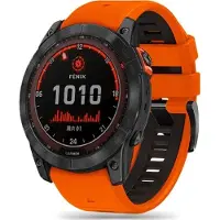 Tech-Protect - ICONBAND - PRO GARMIN FENIX - 3 / 5X / 3HR / 5X - PLUS / 6X / 6X - PRO / 7X - ORANJE/ZWART