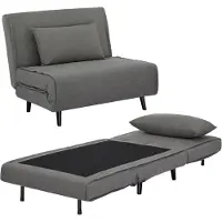 TROONZ Slaapstoel Lucca 100x192 – Inklapbare Slaapbank – Zetelbed – Slaapfauteuil 1 Persoon – Tot 120 kg Draagvermogen