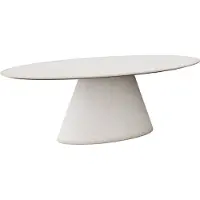 Goossens Eettafel Stone, Ovaal 240 x 120 cm
