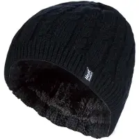 Heat Holder - Fleece gevoerde Alesund-hoed voor dames - Zwart