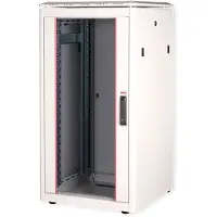 Roline 19-inch netwerkkast Pro 22 U, 600x600 BxD Glazen deur grijs