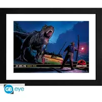 Ginza.se JURASSIC PARK - Framed print "Alan Grant vs T-Rex" (30x40) x2
