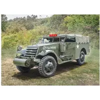 Italeri Modelbouwpakket Militaire voertuigen - 7063 M3A1 Scout Car Plastic - 1:72 - Modelbouw